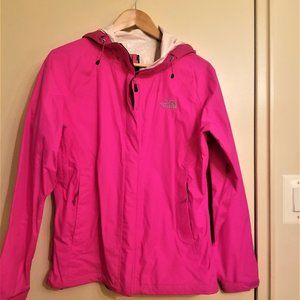 Hot Pink North Face Hooded Windbreaker